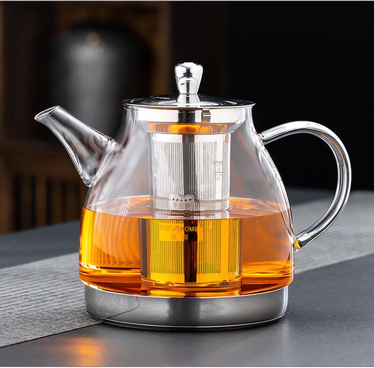 2026 Induction Cooker Glass Teapot: Heat-Resistant, Thickened Kettle for Boiling and Brewing on Ceramic Cooktops