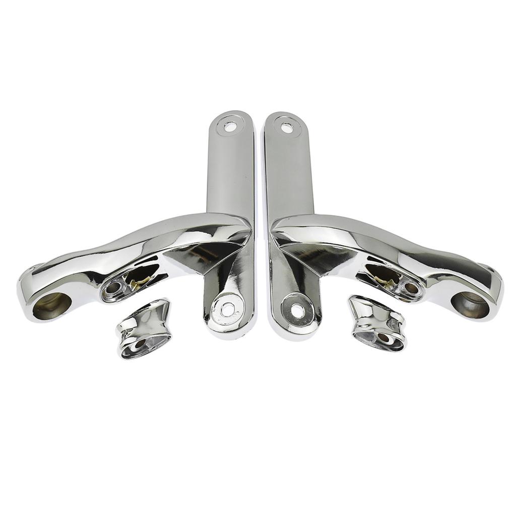 Motorcycle Turn Signal Bracket Auxiliary Lighting 4.5" Fog Light Holder Housing Outer Frame For Harley Touring FLH Electra Glide