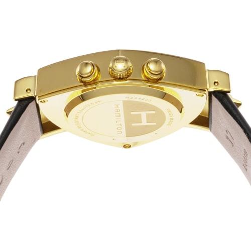 Hamilton Ventura Watch, Silver Dial, Stainless Steel, Sapphire Crystal, Quartz Movement, 5 ATM Water Resistance, 35mm, Swiss Made, H24422751, Men's, B