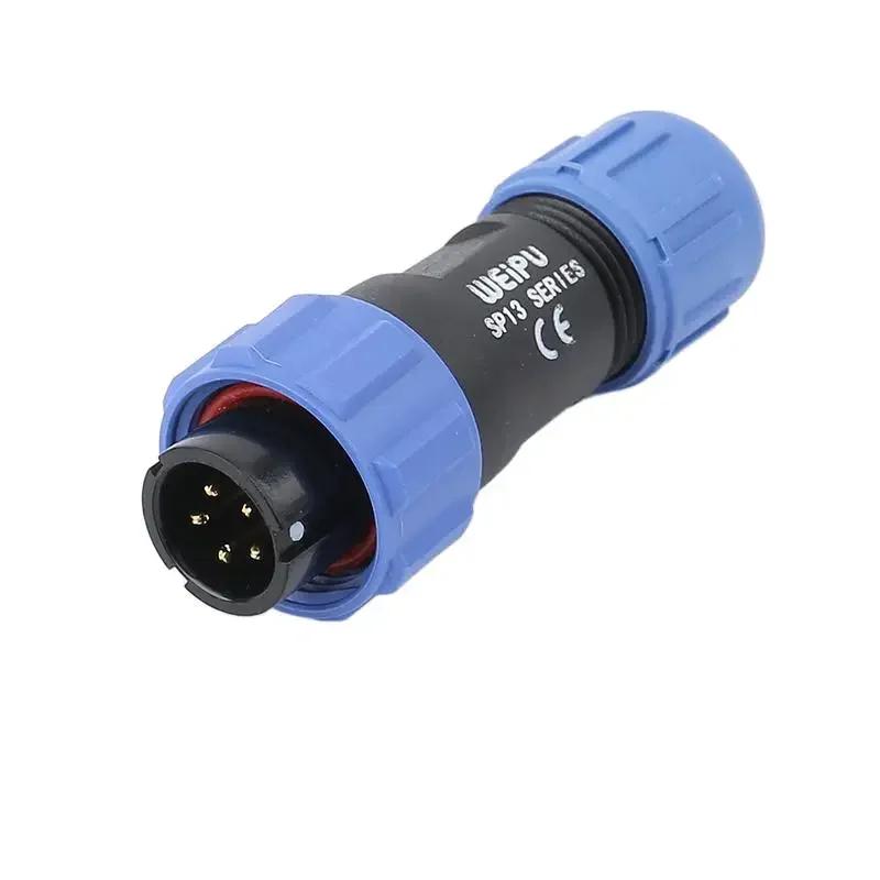 WEIPU SP13 SP1310/P SP1312/S Waterproof IP68 Male Plug Female Socket Aviation Connector Adapter Panel Mount 2 3 4 5 6 7 9 Pin