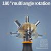 10 In 1 Ratchet Screwdriver Set Portable Multifunctional Hidden Screwdriver Head Corner Capable Multi Angle