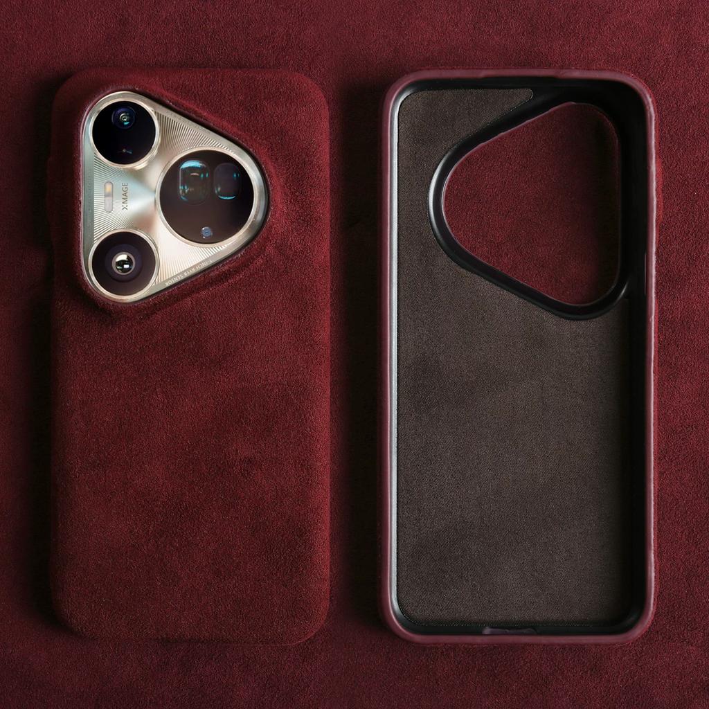 Alcantara Case for Huawei Pura 80 Ultra Pura 70 Pro Pura 70 Pro Plus Premium Business Slim Suede Leather Full Body Shockproof Protective Cover