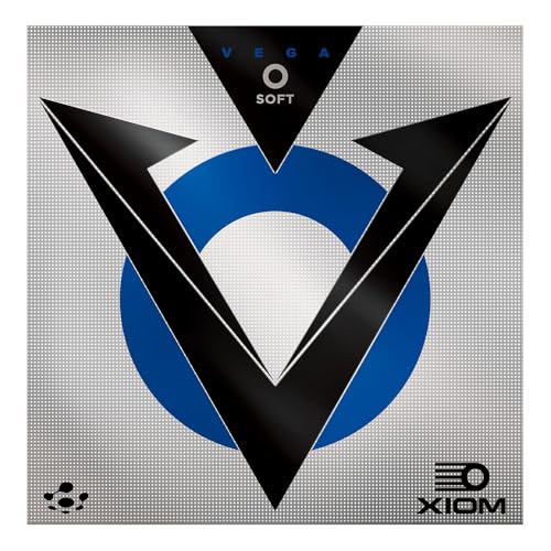 Накладка для настольного тенниса XIOM Vega O, Мягкая для бэкхенда, Контроль вращения, Черная, 2.1мм, 850050
