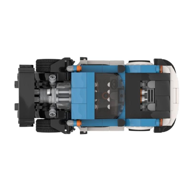 326-piece small particle building blocks turbo-charged speed racing car model vehicle toy gift set