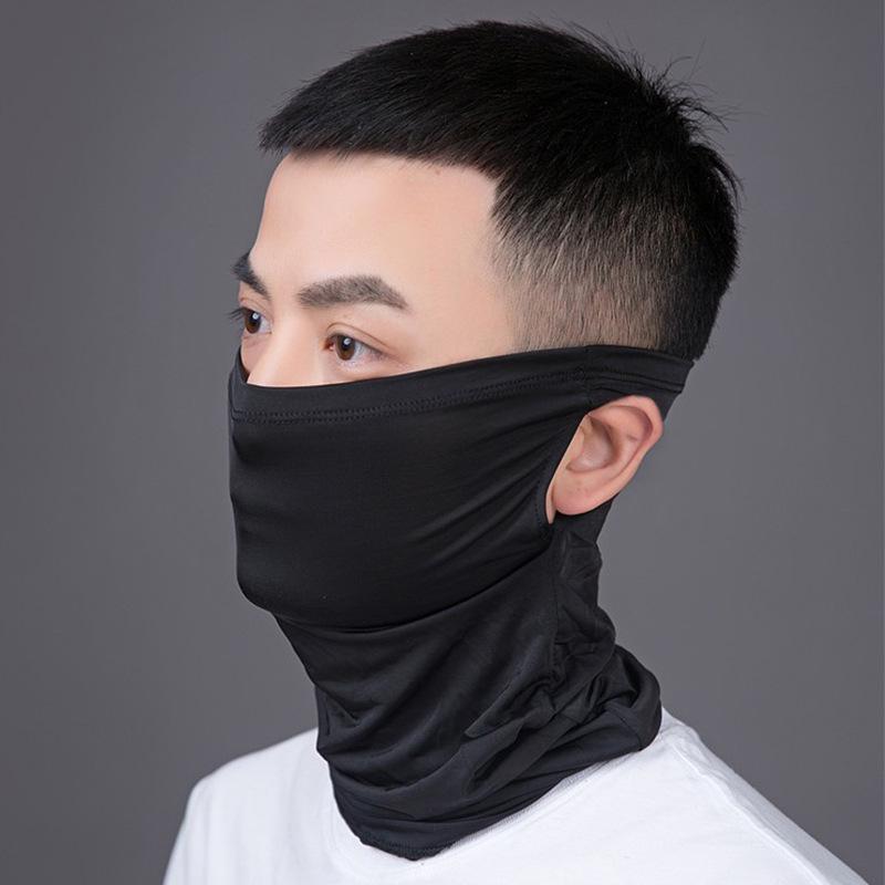 Sommer Eis Seide Nackenwärmer Stirnband für Radfahren und Outdoor-Sport