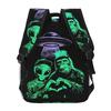 Funny Bigfoot And Alien Heart-shaped Hand Pattern Student Backpack School Bag Travel Daypack for Men Women Bookbag Shoulder Bags