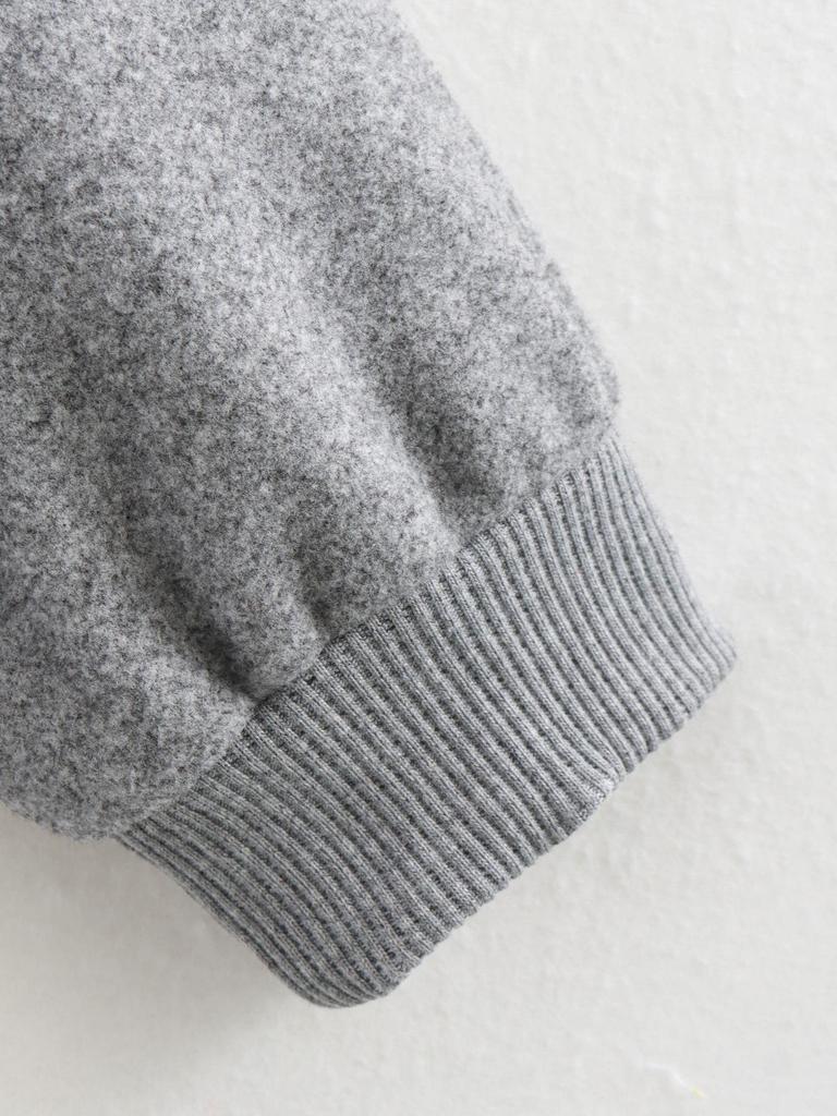 Women's 2024 Tweed Bomber Jacket - Long Sleeve, Casual, Autumn/Winter