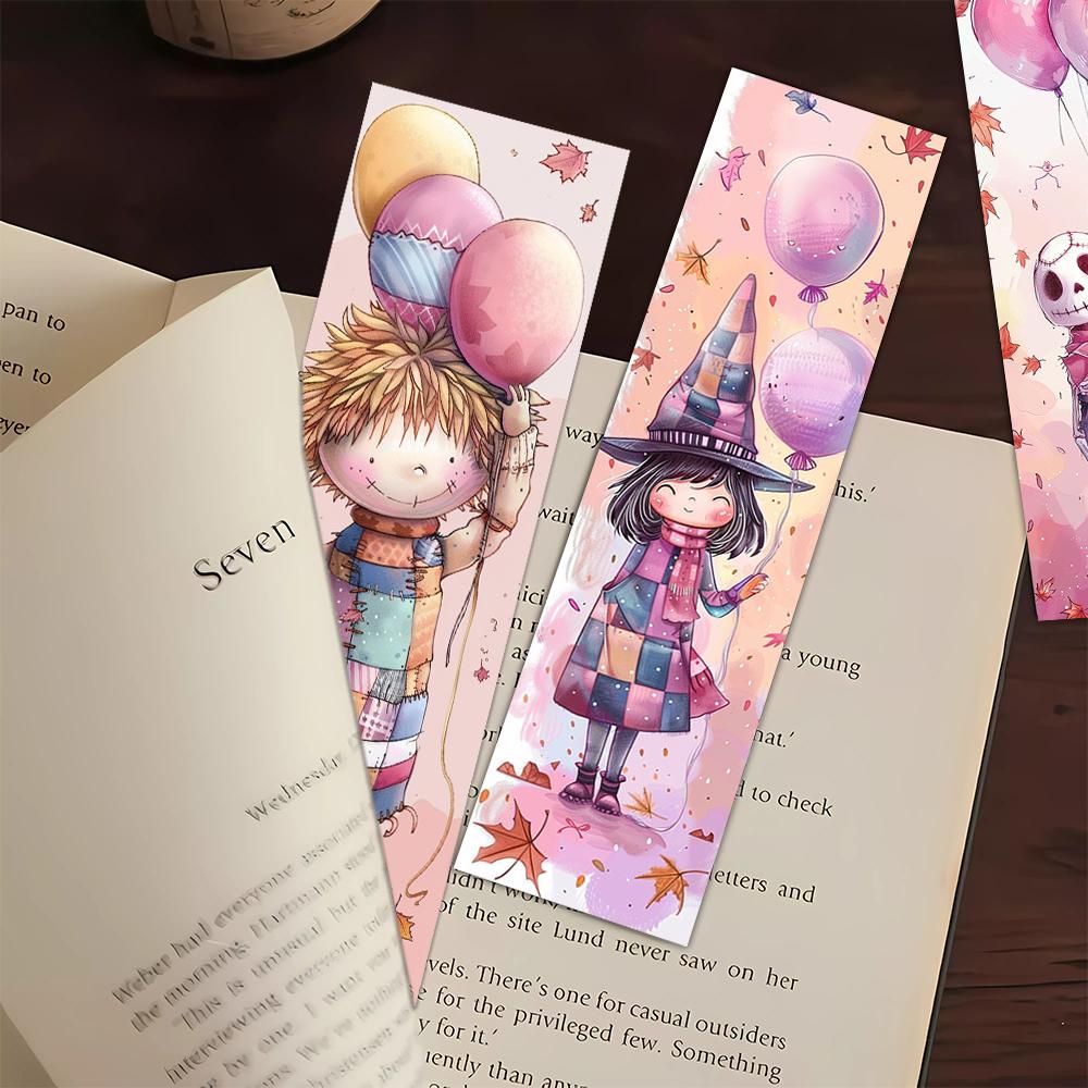 32 pièces, Marque-page abstrait rose, Saison de la rentrée scolaire, Noël, Halloween, Convient aux enseignants, aux lecteurs et aux cadeaux d'anniversaire.