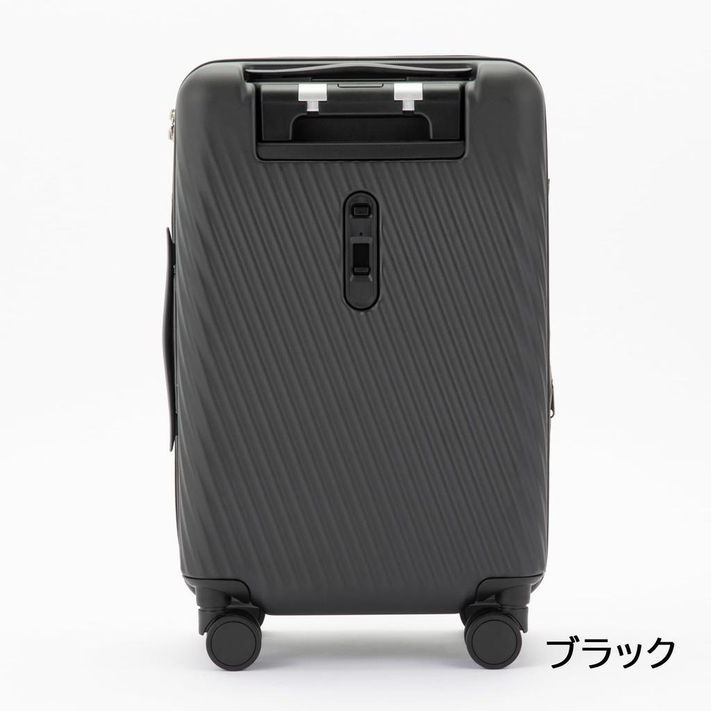 And Day Suitcase S Size 1 Night 2 Days 2 Nights 3 Days 32L Front Pocket Compatible with 14inch PC Caster Stopper Carry Case Carry Bag Pilo Mauve Gray