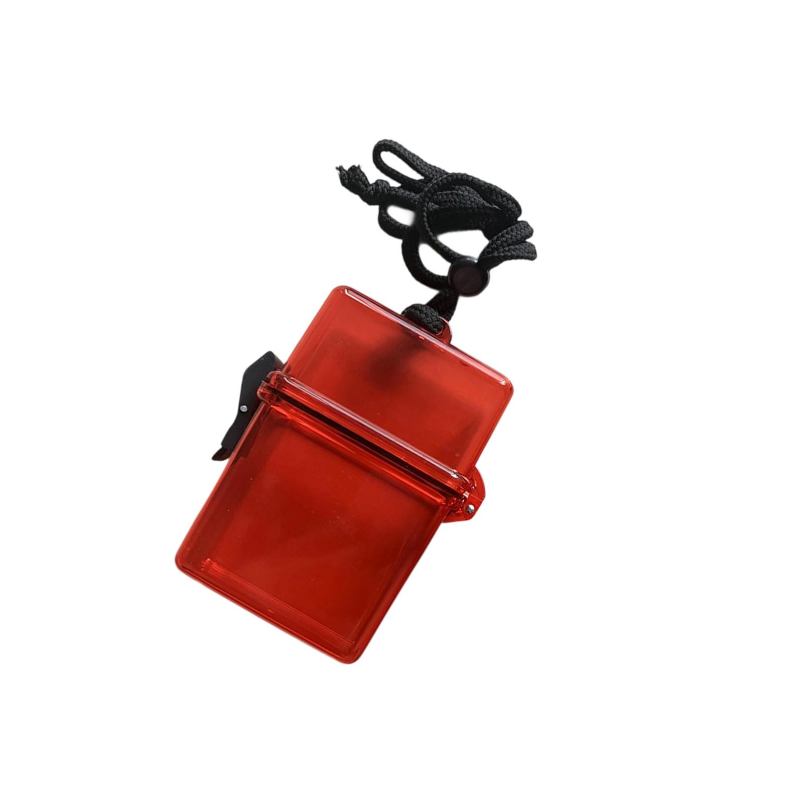 

Водонепроницаемый контейнер для хранения пляжных вещей для плавания, защищенный герметичный кейс с современным дизайном для активного отдыха красный