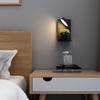 Bedside LED Wall Lamp With Shelf Bedroom USB Charging Interface Adjustable With Switch Storage Bracket 12W Wall Sconce Light