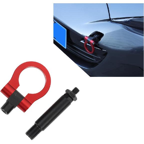 CHEAYAR Track Racing Style Car Front Bumper Tow Hook Compatible with Mazda MX-5 Miata 2016-2024 2025, Car Refitted Front Rear Bumper Trailer Ring Eye