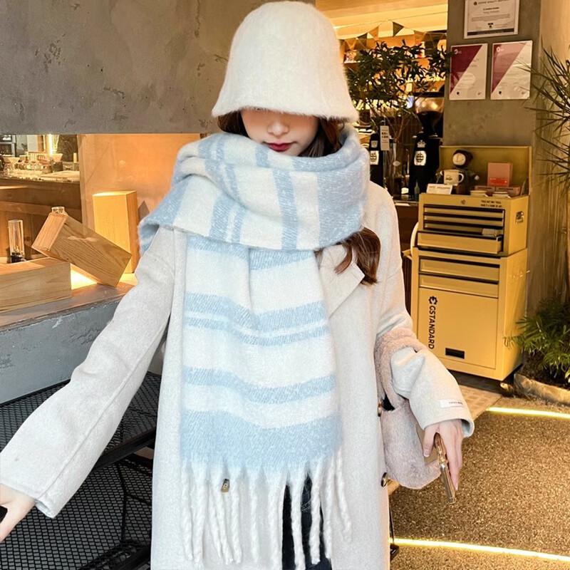 FitonTon Women's Winter Double-Sided Warm Scarf Shawl