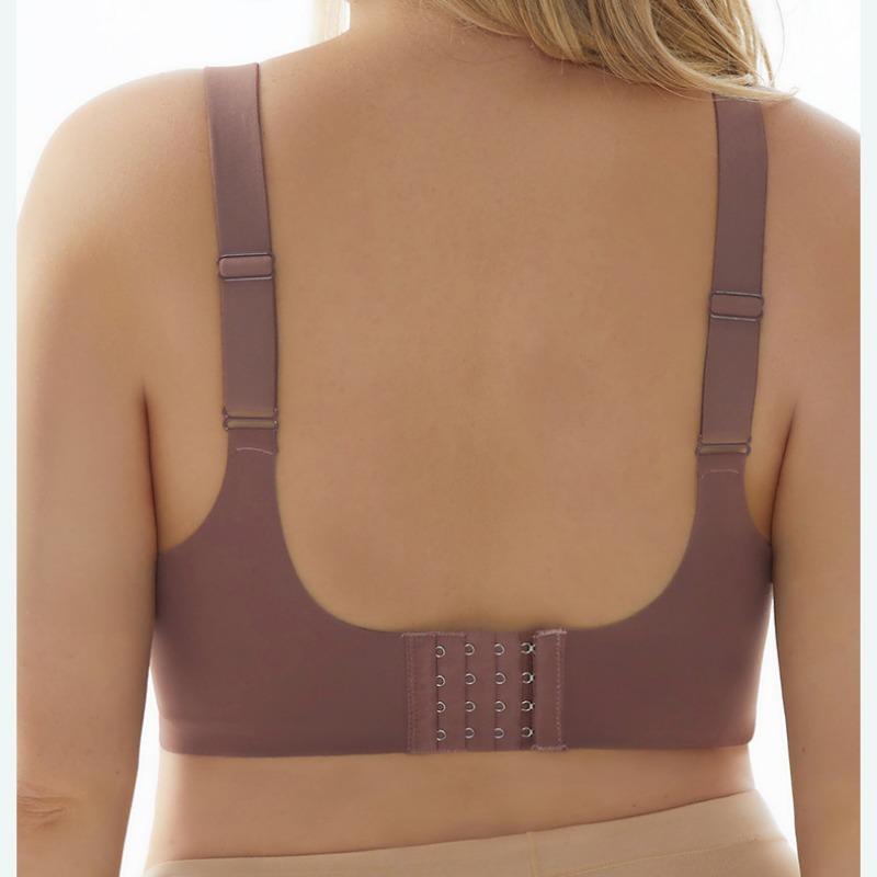 200 Catties Women's Large Size Underwear Large Chest Small Anti-sagging Bra Large Cup Thin Vest