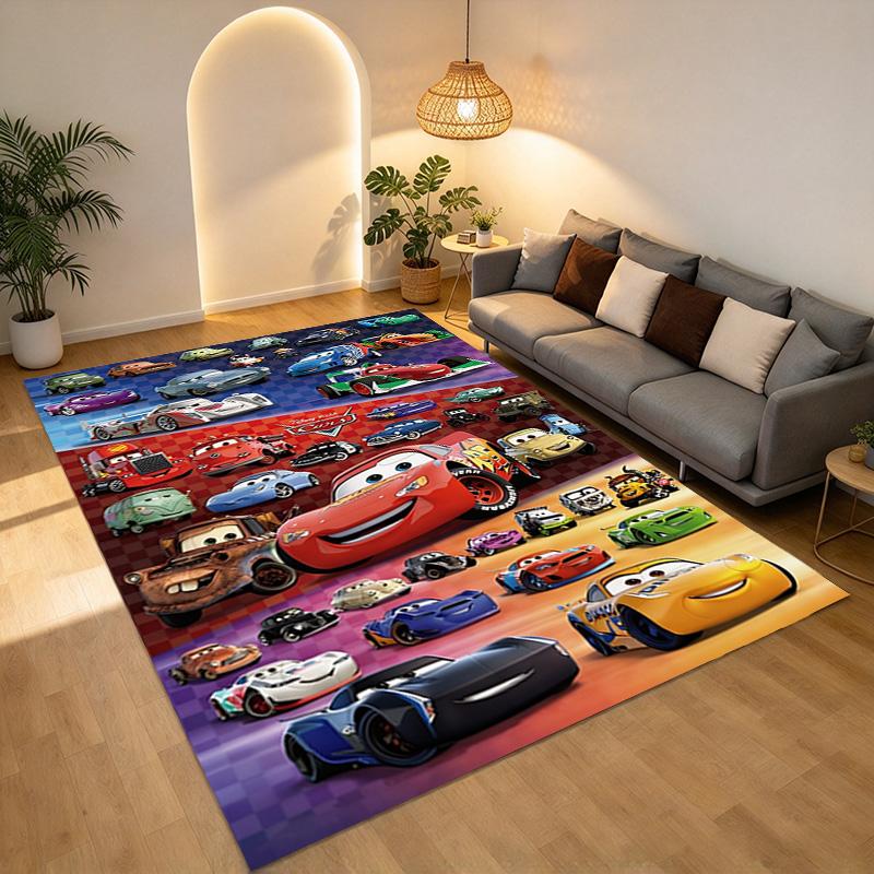 Cars Movie Living Room Nonslip Area Rug Soft Carpet For Bedroom Game Playroom Sofa Office Home Decor Doormat Christmas Gift C92669