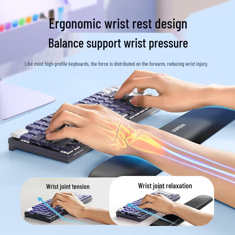 Ugreen LP669 Memory Foam Keyboard & Mouse Wrist Rest