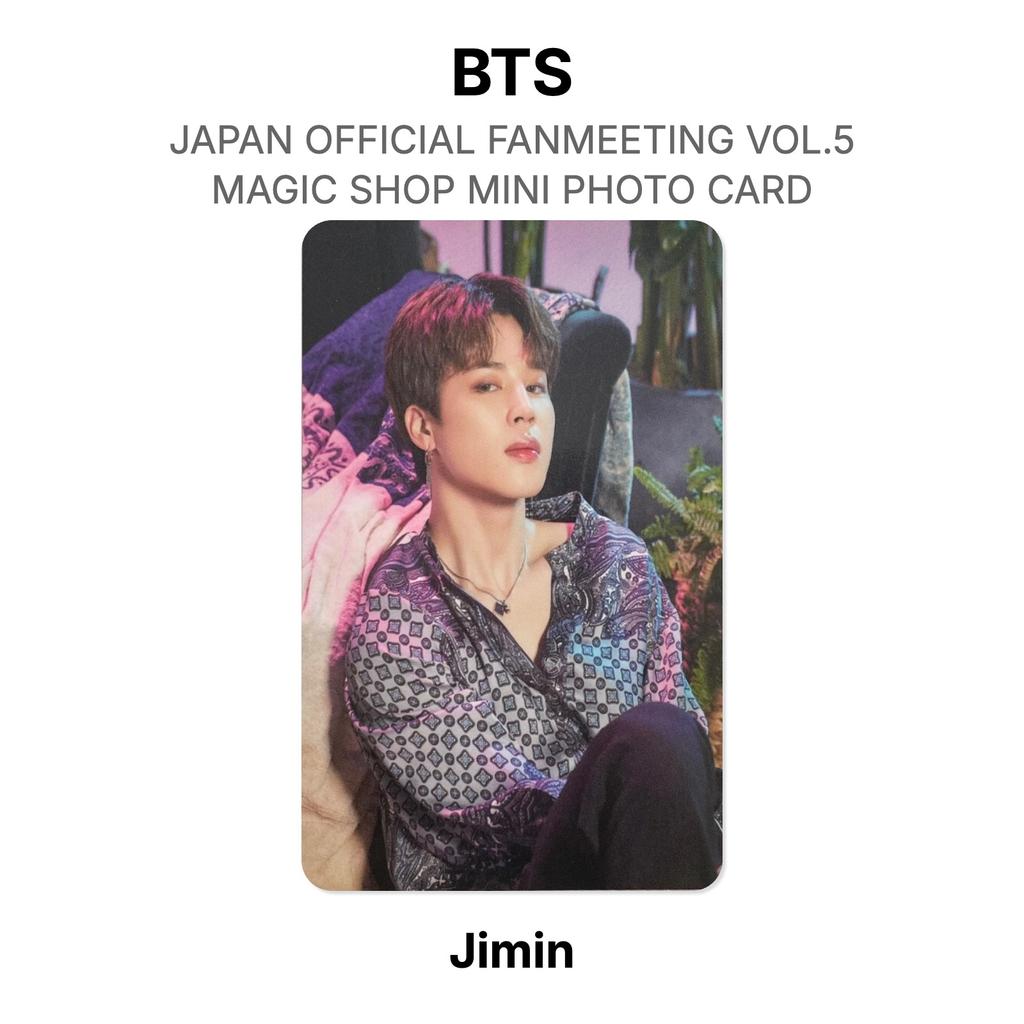BTS JAPAN OFFICIAL FANMEETING VOL.5 MAGIC SHOP MINI PHOTO CARD Official Photocard