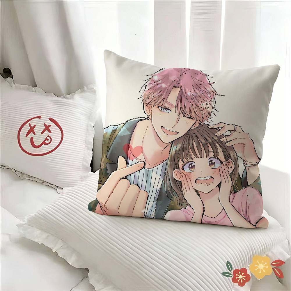 1pc Tamons Side Pillow Case Fashion Square Pillowcase Bedroom Sofa Room Ins Decoration Leisure