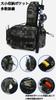 Trust Contact Fishing Large with Rod Holder Bag, Capacity, Lightweight, Waterproof, (Black)