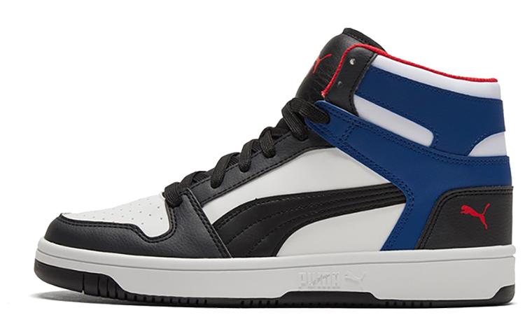 PUMA Rebound LayUp Black/Red/Blue Mid 369573-18 38
