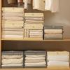 Non-woven Fabric Square Storage Box Zippered Large Capacity Clear View Clothes Storage Box Space Saving Stack-able