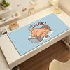 Cute Cat Illustration Mouse Pad For Office Gaming And Keyboards Non-Slip Large Waterproof