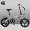 Folding Bicycle 16 Inch Adult Variable Speed Student Bicycle Men's and Women's Ultra-light Small Pedal Leisure Travel Bike