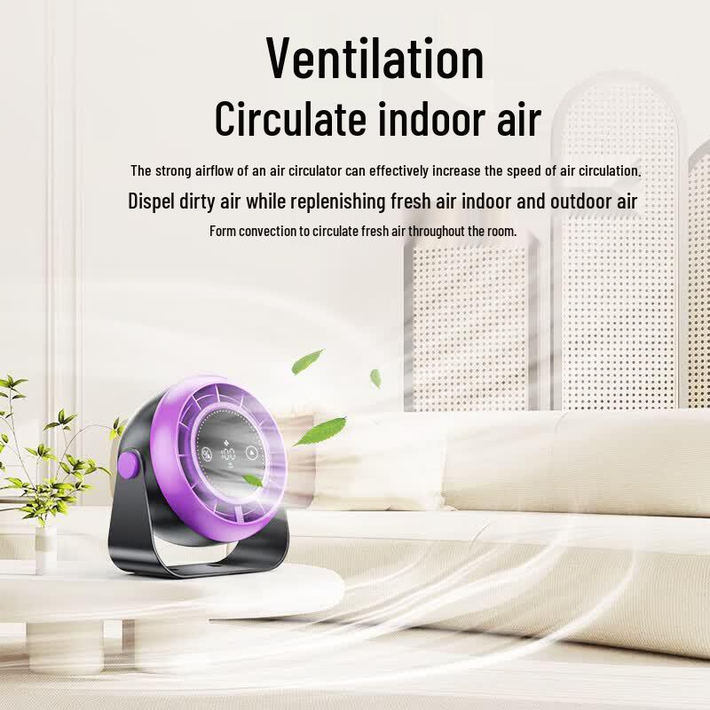 Biaze FS25 Quiet Circulating Desk & Wall-Mount Fan
