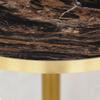 Mange-debout rond Ø 60 cm Rome bistrot marbre veiné glossy