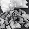 Hip Hop Schmuck Totenkopf Halskette, Titanstahl Herren Totenkopf Halskette