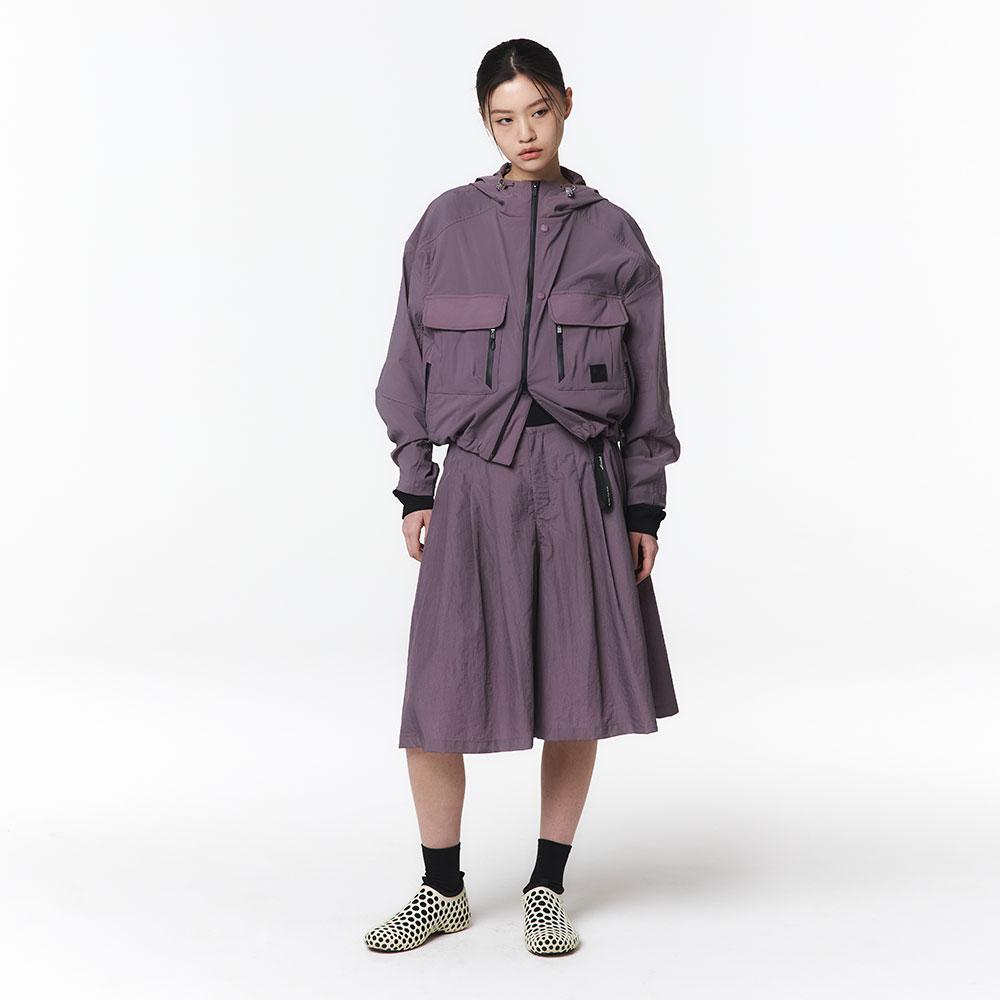 Offroad Women'S Knee-Length Double-Pleated Pants (Indie Purple)_5L41713