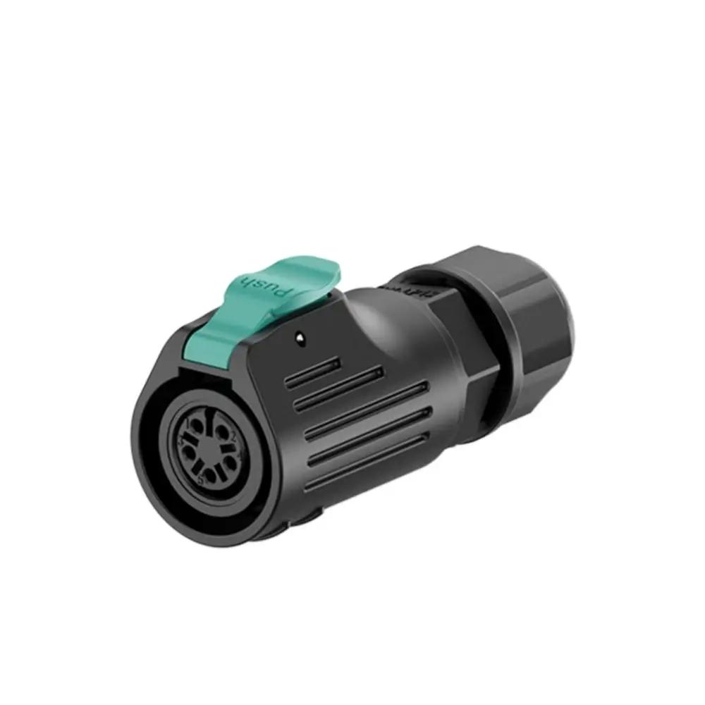 LP12 M12 IP67 3A 5A 2 3 4 5 6 7 8 Pin Solder Wire Cable Connector Waterproof Male Female Aviation Plug Socket Quickly Connected