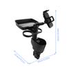 1Pc Car Tablet Holder Cup Holder Extender Adjustable Beverage Bottle Holder With Multifunctional Tray Car Interior Accessories