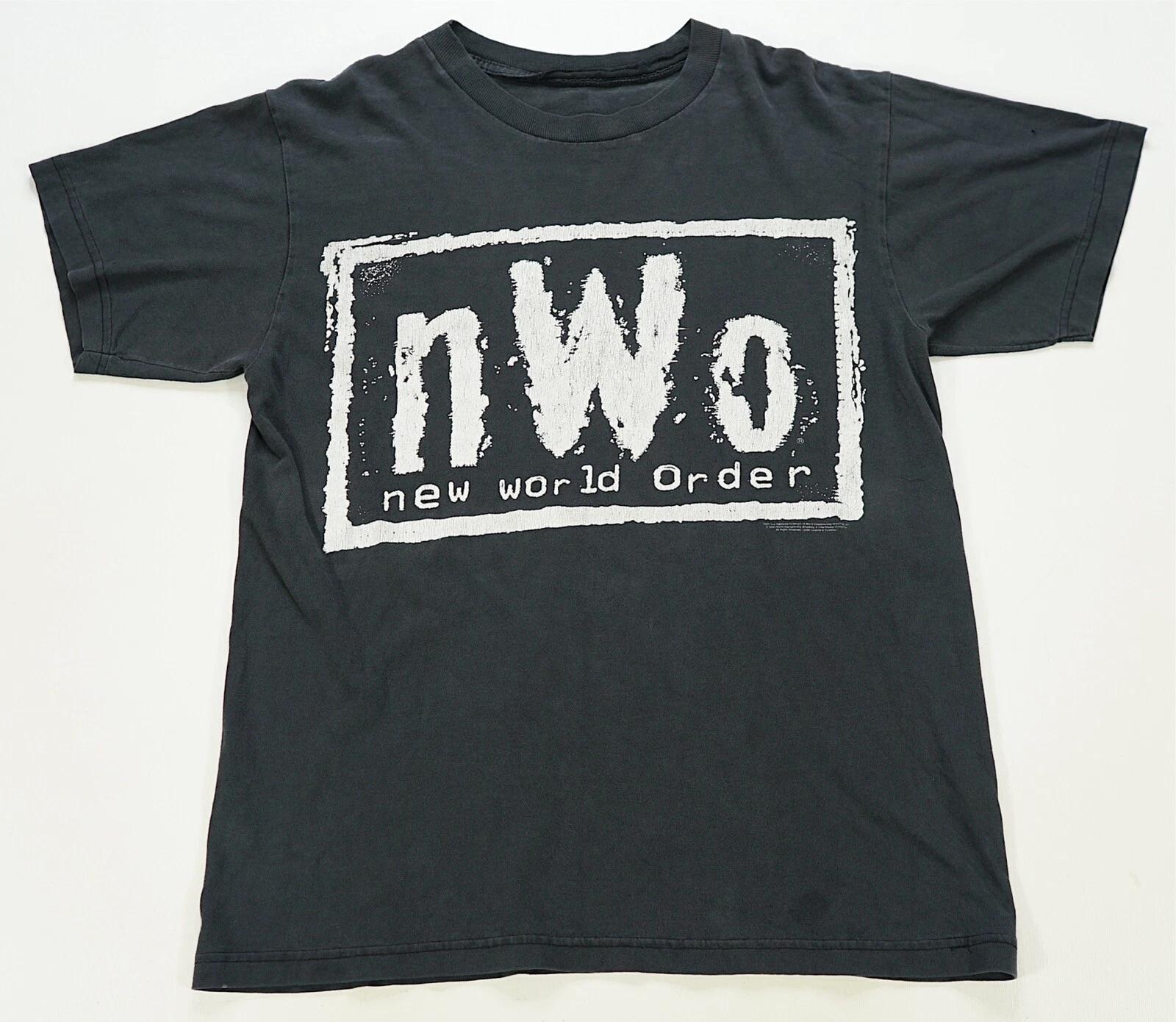 Rare VTG New World Order nWo 1998 WCW Wrestling T Shirt 90s Hollywood Hulk Hogan XL