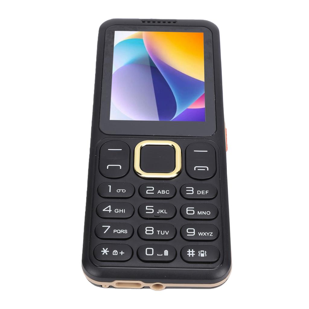 2G Seniors Phone 2.4 Inch Screen Ultra Slim Large Capacity Battery Big Buttons Cell Phone with Flashlight Bluetooth