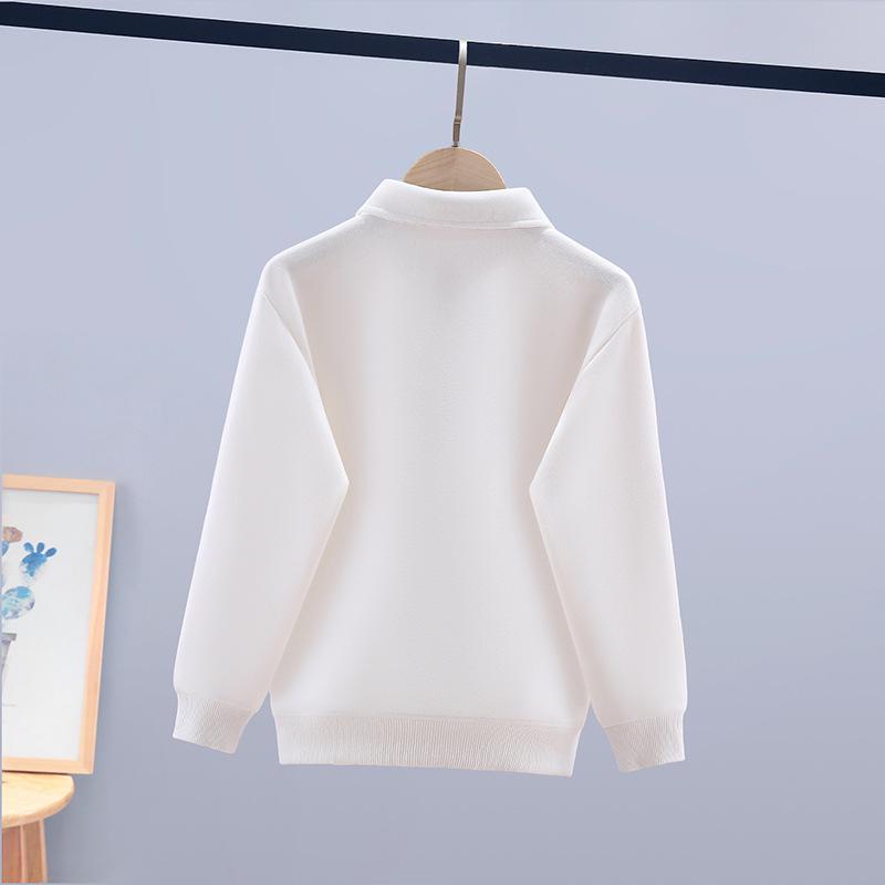 Chlapecká stylová korejská polokošile s klopou - Jarní móda pro velké děti