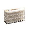 Plastic Dumpling Box 1/2/3/4 Layers Pasta Storage Box Portable Cookie Storage Containers  Fridge