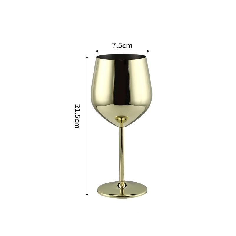Stainless Steel Champagne Glases Electroplating Agave Cup Liquor Cocktail Goblet Juice Tumbler Party Restaurant Drinkware Cup
