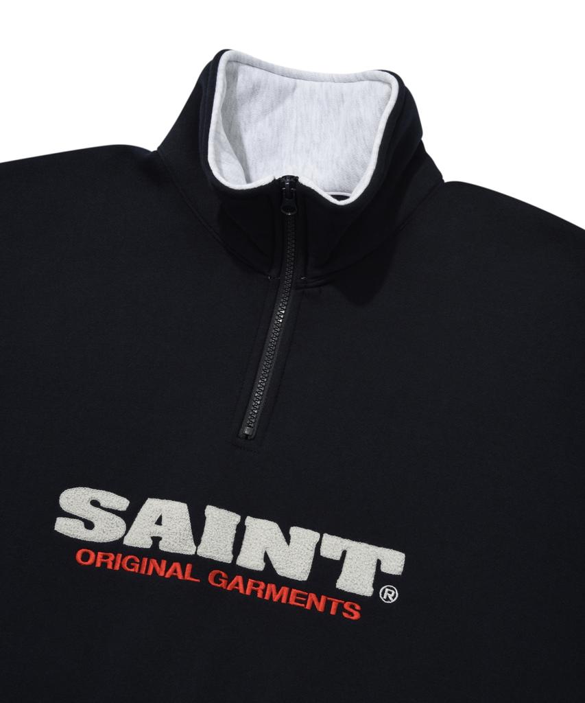 SAINTPAIN Sp Saint Logo Block Half Zip-Navy