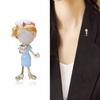 Blucome Cute Little Nurse Brooch Trend Personality Temperament Coat Cardigan Corsage Fashion Accessories Pin