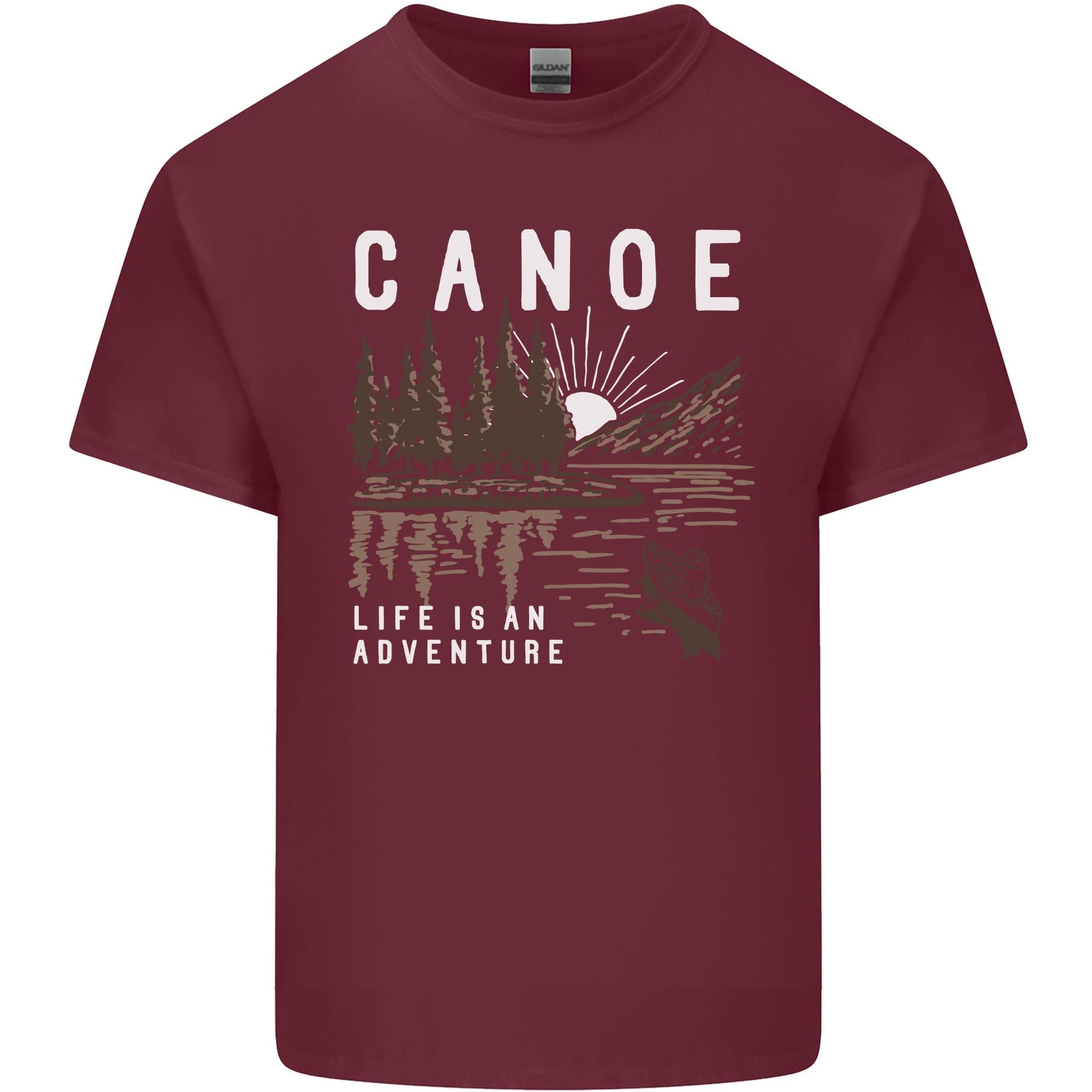 Canoe Adventure Canoeing Kayak Kayaking Unisexs Light Cotton Tshirt S