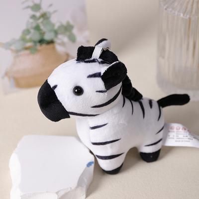 1Pc Cartoon Animal Brown Horse Alpaca Donkey Giraffe Zebra Soft Stuffed Doll