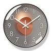 6380 Modern Silent Quartz Wall Clock for Living Room - American Light Luxury Design with Long Battery Life