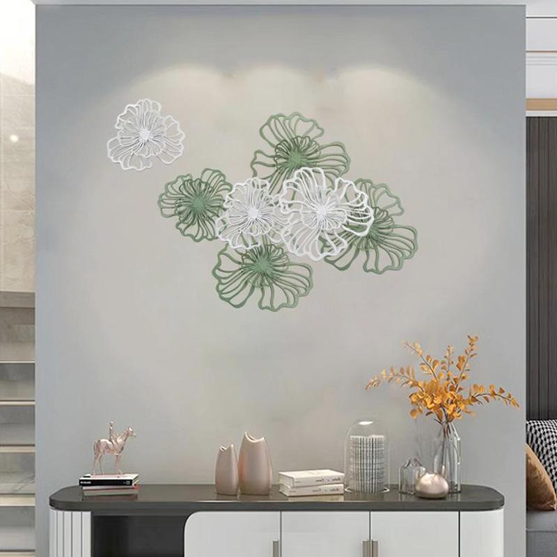 1PC Flower Wall-Mounted Multi-Color Hollow-Out Double-Layer Home-Decorative Iron Bohemian-Style Art Elegant
