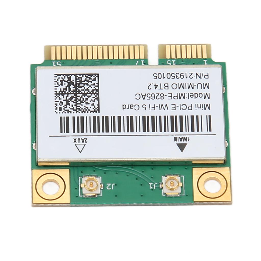 MINI PCIE 1200M WiFi Adapter 8265AC 2.4GHz 5GHz Dual Band 802.11ac Bluetooth 4.2 Network Card for Windows 10 8.1 8 7