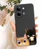For Vivo Y05 4G Case New Luxury Bow Love Heart Painted Cover Soft TPU Phone Case For Vivo Y11d Y 05 VivoY05 VivoY11d Fundas Bags