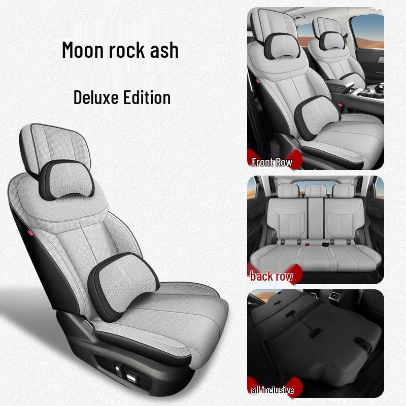 Chery Explore 06 Universal Five-Seat Linen Car Seat Cushion Cover for All Seasons