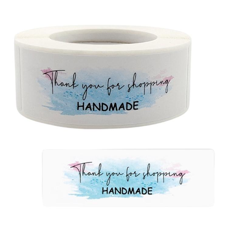 120Pcs/Roll Thank You Sticker Roll for Gift Wrapping and Envelope Sealing