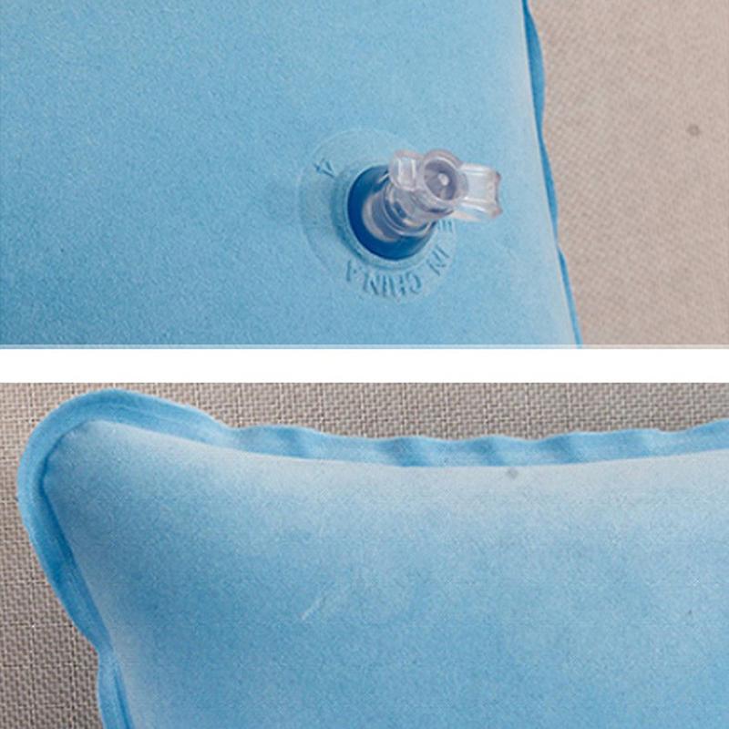 Travel Inflatable Pillow Flocking + Pvc Car Inflatable Bed Accessories Outdoor