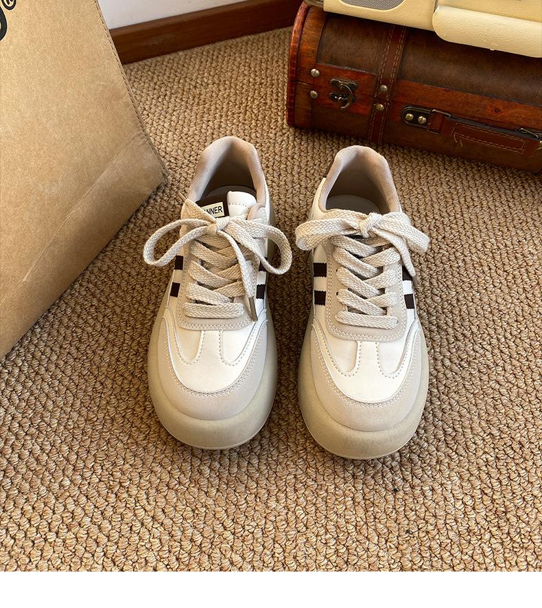 

губчатые пирожные и популярные легкие и на высокой платформе белые туфли для новых весенних студенток, ретро низкие кеды 40